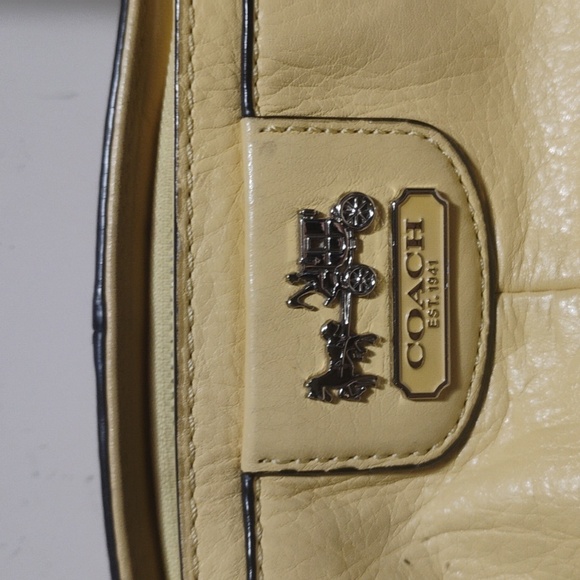 Coach Yellow Leather Satchel — GUC - Picture 2 of 13